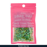 Czech Seed Beads – 50g – Light Green Assorted Mix